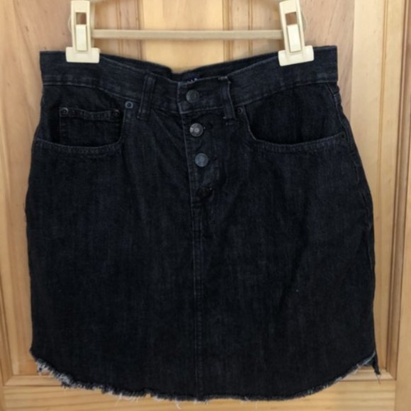 GAP Black Denim Mini Skirt - Picture 7 of 8